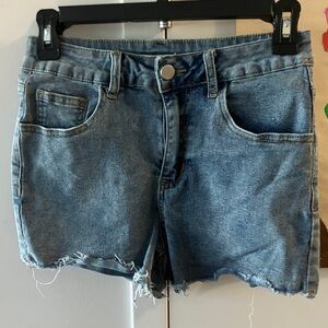 beautiful sequin denim shorts